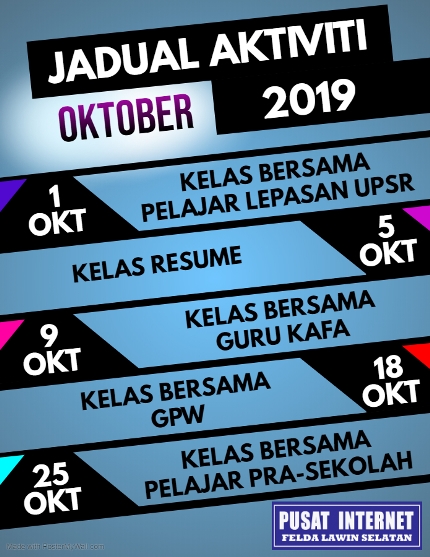 Jadual Okt 2019